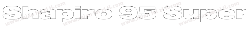 Shapiro 95 Super Extd字体转换